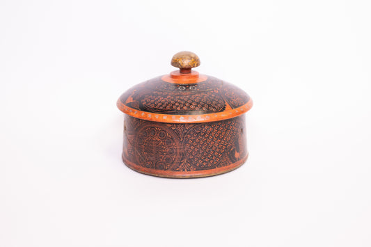 Punjabi Wood Food Container